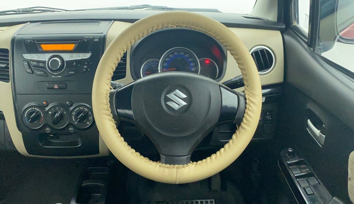 2017 Maruti Wagon R 1.0 VXI, Petrol, Manual, 37,269 km, Steering Wheel Close-up