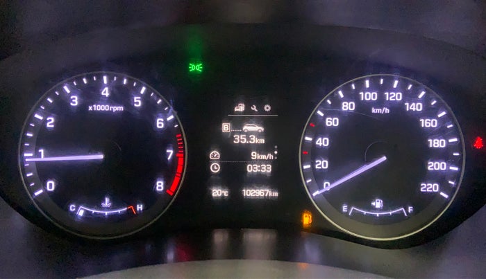2015 Hyundai Elite i20 ASTA 1.2, Petrol, Manual, 1,03,164 km, Odometer View