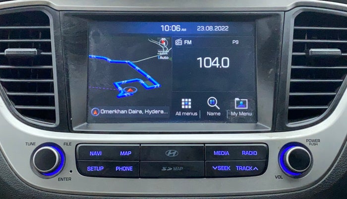 2018 Hyundai Verna 1.6 SX VTVT (O), Petrol, Manual, 41,233 km, Infotainment System