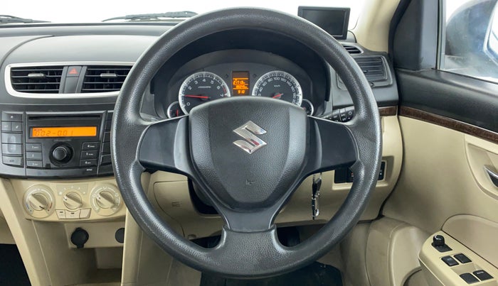 2013 Maruti Swift Dzire VXI, Petrol, Manual, 86,127 km, Steering Wheel Close Up