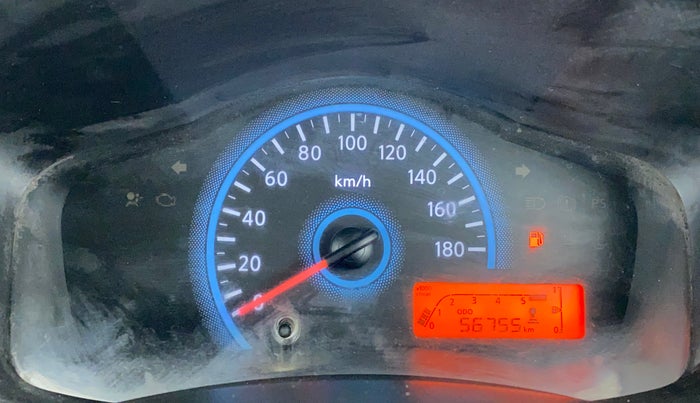 2017 Datsun Redi Go T (O), Petrol, Manual, 56,755 km, Odometer Image