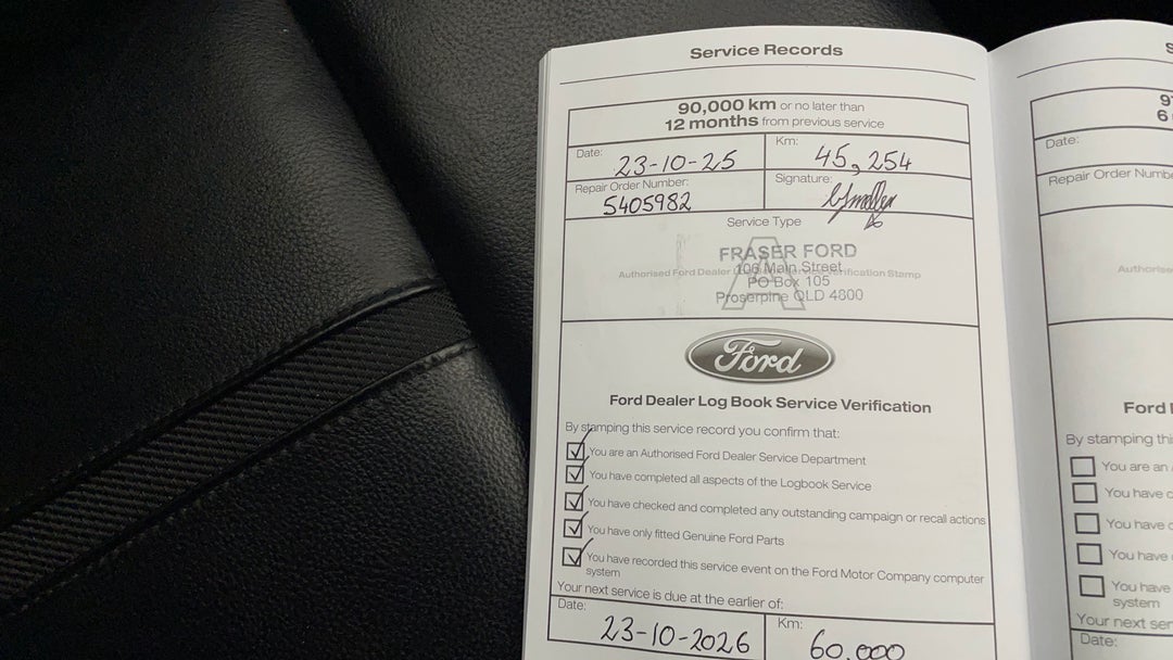 2019 Ford Ranger Wildtrak 3.2 (4x4), Automatic, 51531 km, Service History