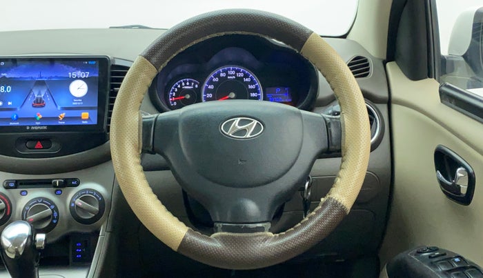 2010 Hyundai i10 SPORTZ 1.2 AT, Petrol, Automatic, 38,762 km, Steering Wheel Close Up