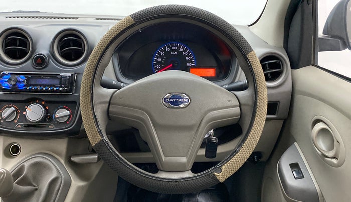 2014 Datsun Go T, Petrol, Manual, 70,320 km, Steering Wheel Close Up