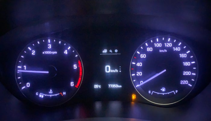 2017 Hyundai Elite i20 ASTA 1.4 CRDI (O), Diesel, Manual, 77,353 km, Odometer Image