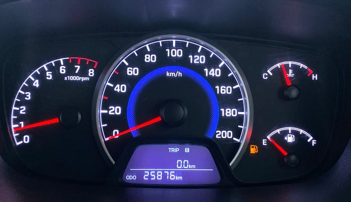 2017 Hyundai Grand i10 SPORTZ 1.2 KAPPA VTVT, Petrol, Manual, 25,915 km, Odometer Image