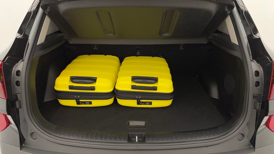 Boot Inside View with Luggage
