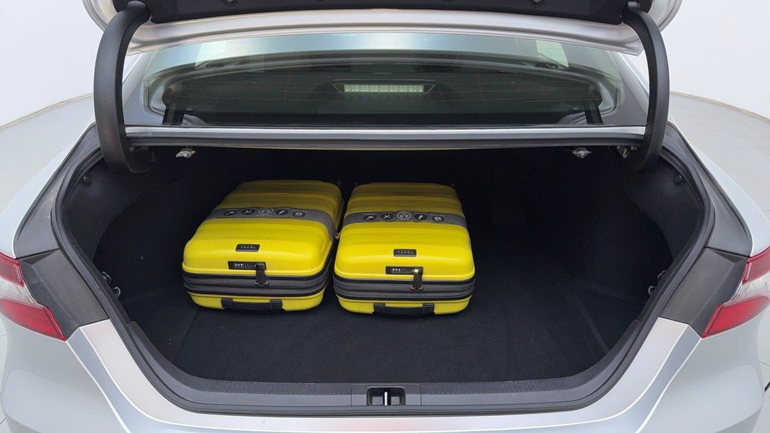 Boot Inside View with Luggage