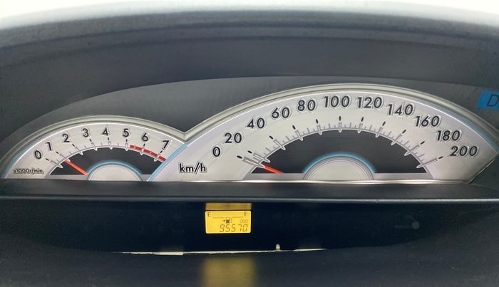 2012 Toyota Etios VD, Diesel, Manual, 95,609 km, Odometer Image