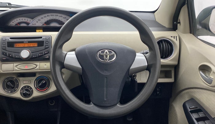 2012 Toyota Etios VD, Diesel, Manual, 95,609 km, Steering Wheel Close Up