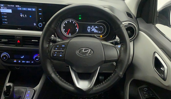 2022 Hyundai GRAND I10 NIOS ASTA AMT 1.2 KAPPA VTVT, Petrol, Automatic, 16,539 km, Steering Wheel Close Up