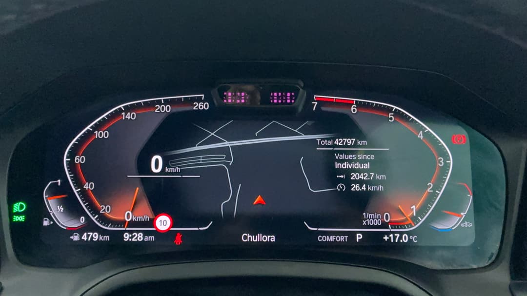 2021 BMW 3 20i M Sport, Automatic, 42797 km, Odometer View
