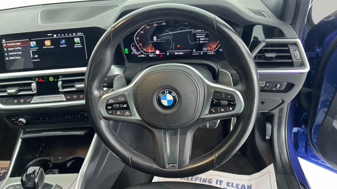 2021 BMW 3 20i M Sport, Automatic, 42797 km, Steering Wheel Close-up
