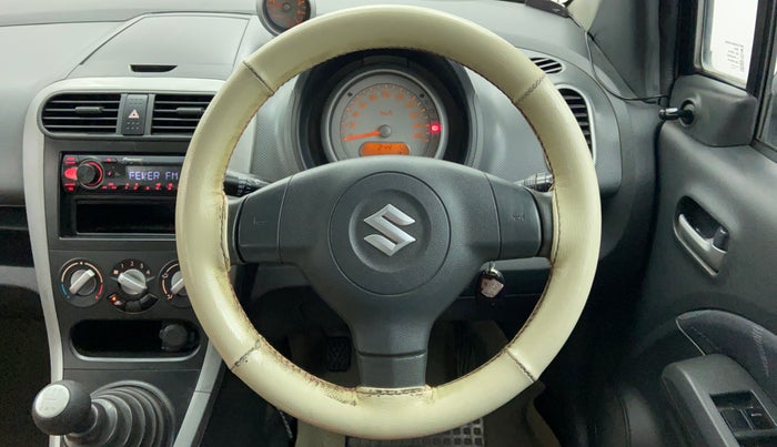 2012 Maruti Ritz VXI ABS, Petrol, Manual, 1,16,534 km, Steering Wheel Close-up