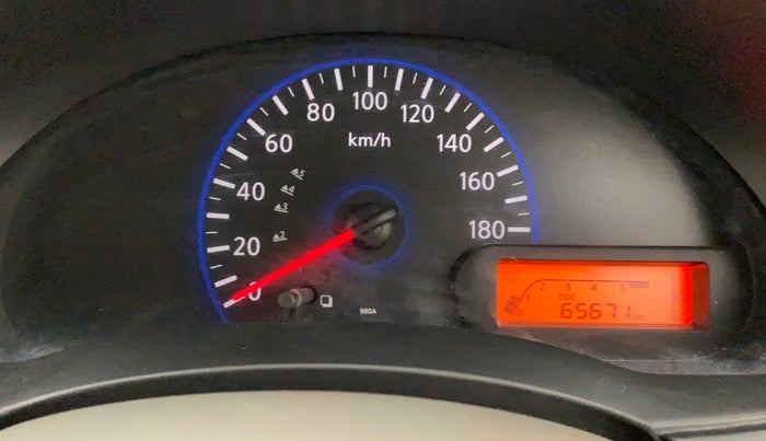 2014 Datsun Go T, Petrol, Manual, 65,761 km, Odometer Image