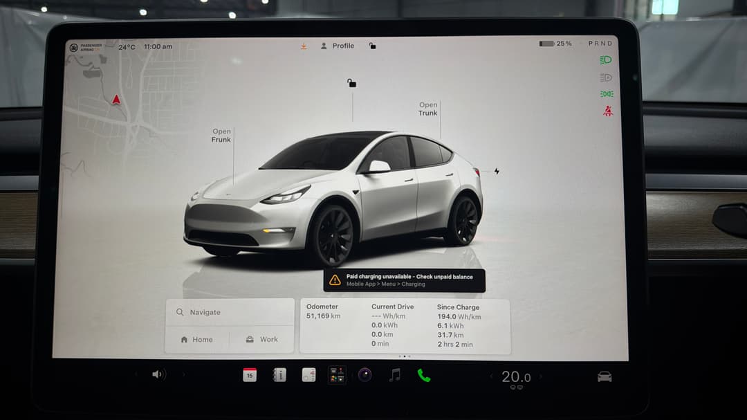 2023 Tesla Model Y Rear-wheel Drive, Automatic, 51169 km, Odometer View