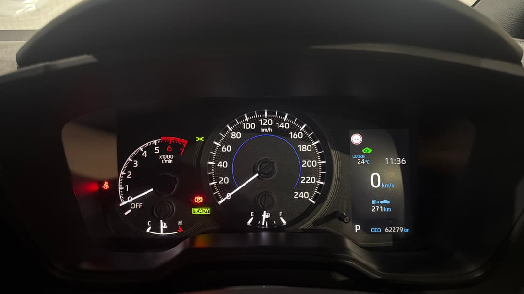 2022 Toyota Corolla Ascent Sport Hybrid, Automatic, 62279 km, Odometer View