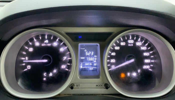 2016 Tata Tiago XZ PETROL, CNG, Manual, 74,519 km, Odometer Image