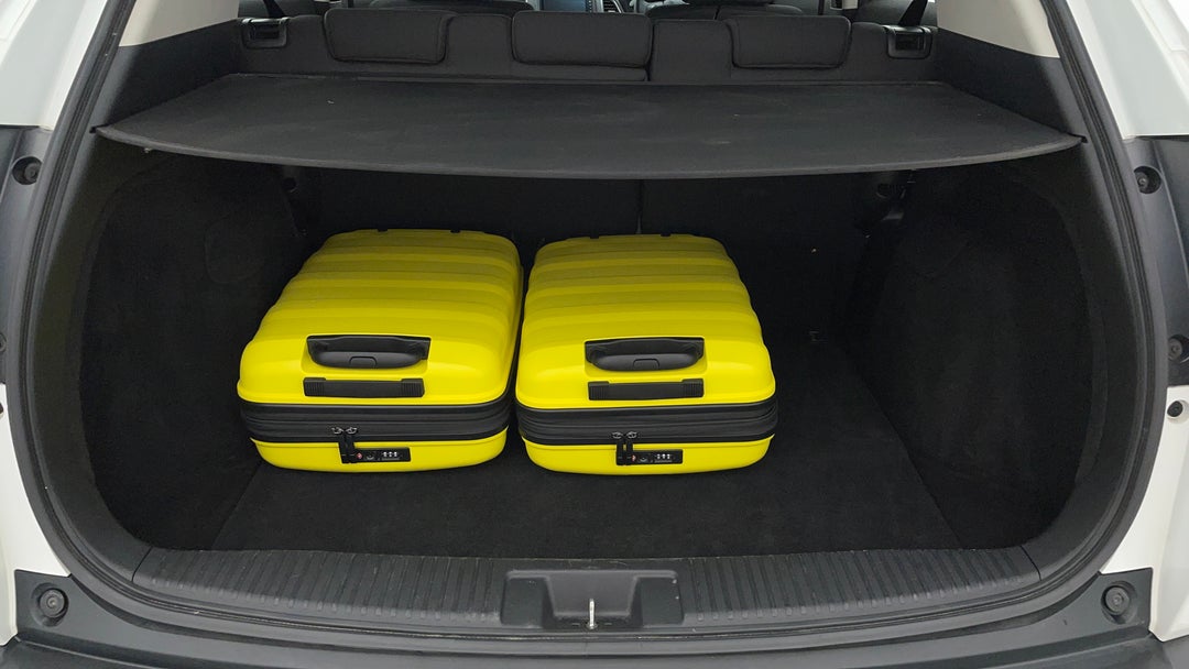Boot Inside View with Luggage