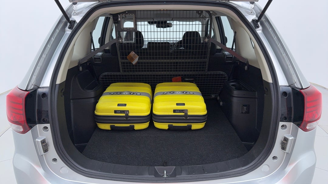 Boot Inside View with Luggage
