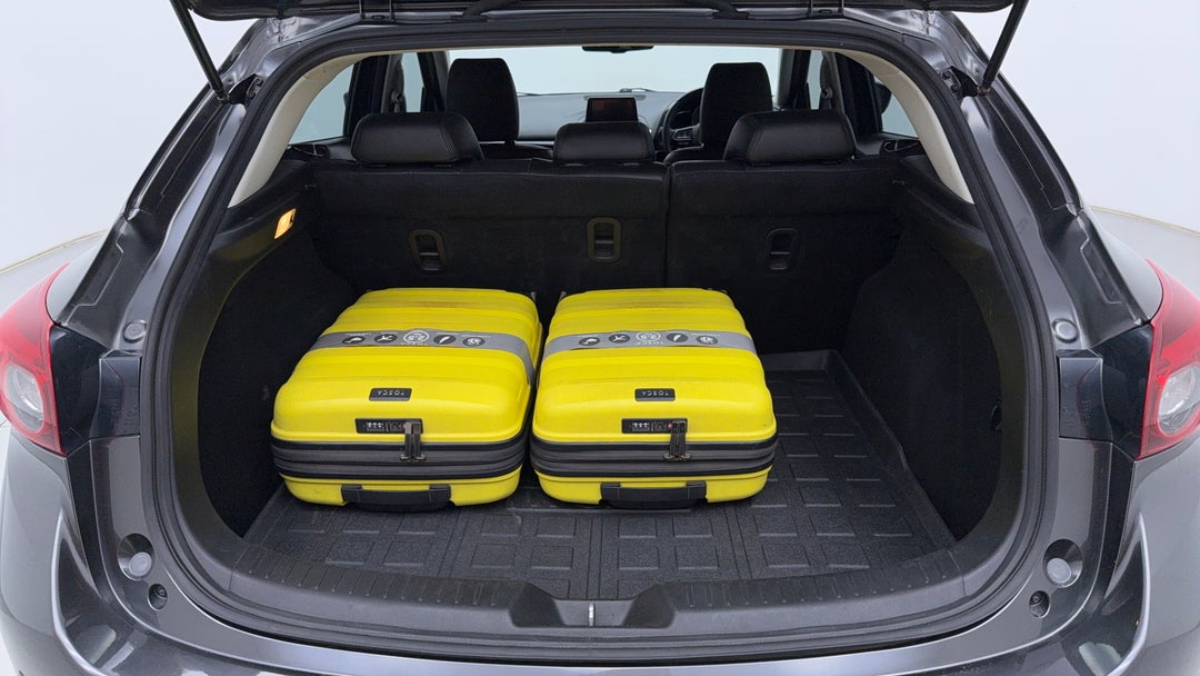 Boot Inside View with Luggage