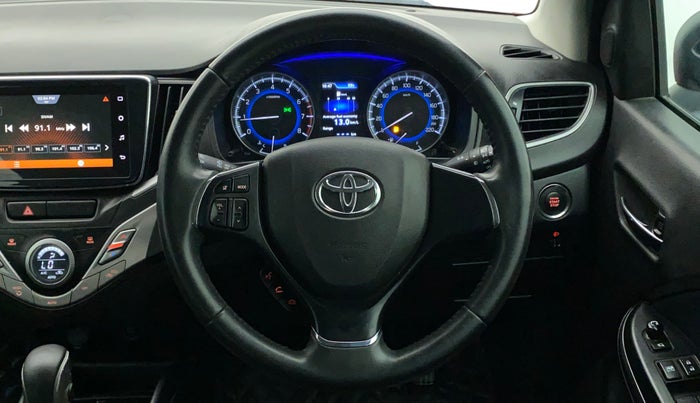 2020 Toyota Glanza V CVT, Petrol, Automatic, 56,118 km, Steering Wheel Close Up