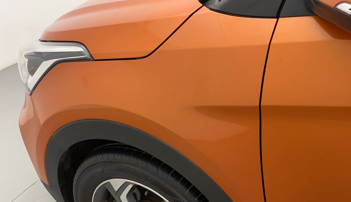 2019 Hyundai Creta SX AT 1.6 PETROL, Petrol, Automatic, 39,238 km, Left fender - Paint has minor damage