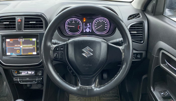 2018 Maruti Vitara Brezza ZDI+ DUAL TONE AMT, Diesel, Automatic, 60,208 km, Steering Wheel Close Up