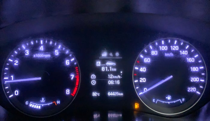 2015 Hyundai Elite i20 ASTA 1.2 (O), Petrol, Manual, 64,424 km, Odometer Image