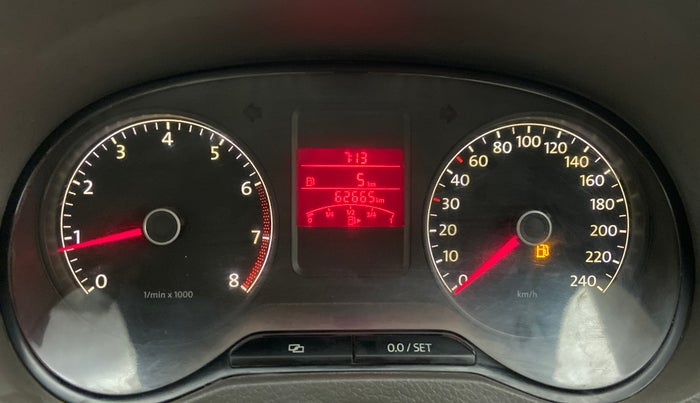 2014 Volkswagen Vento HIGHLINE PETROL, Petrol, Manual, 62,625 km, Odometer Image