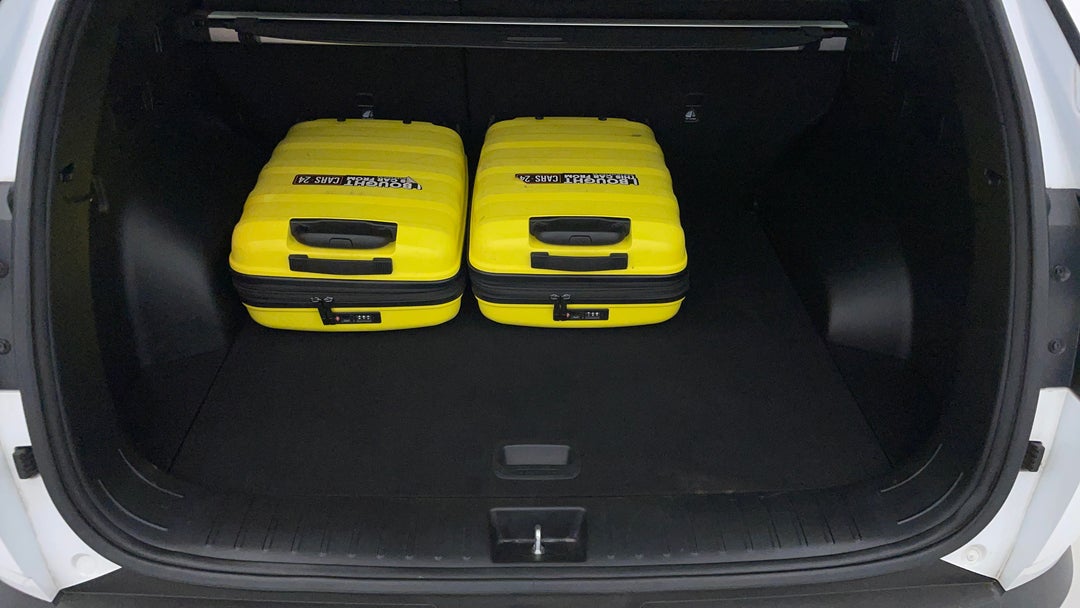 Boot Inside View with Luggage