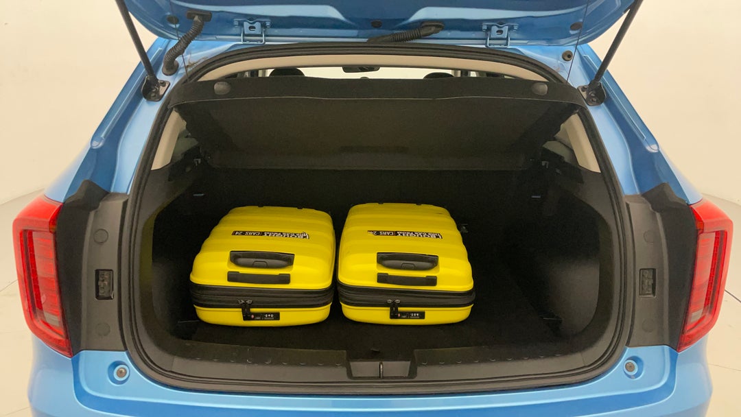 Boot Inside View with Luggage