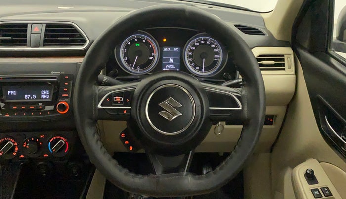 2018 Maruti Dzire VXI AMT, Petrol, Automatic, 24,209 km, Steering Wheel Close Up
