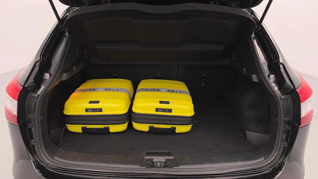 Boot Inside View with Luggage