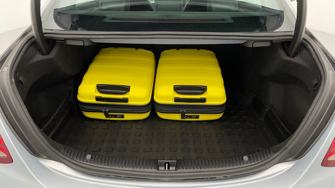 Boot Inside View with Luggage