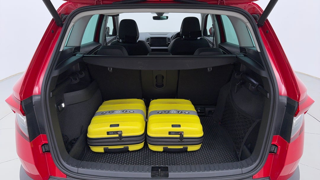 Boot Inside View with Luggage