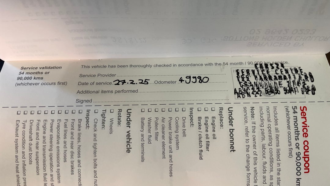 2017 Holden Astra Ltz, Automatic, 49980 km, Service History