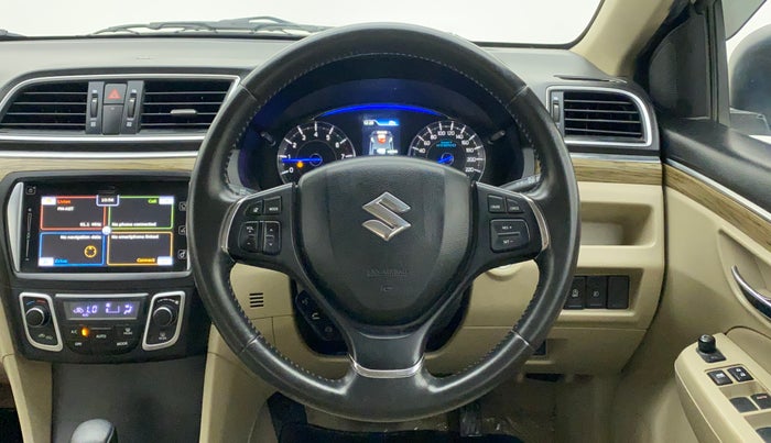 2018 Maruti Ciaz ALPHA  AT 1.5 SHVS PETROL, Petrol, Automatic, 79,816 km, Steering Wheel Close Up