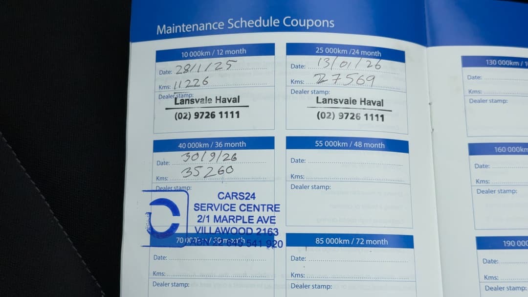 2024 GWM Haval Jolion Premium, Automatic, 35261 km, Service History