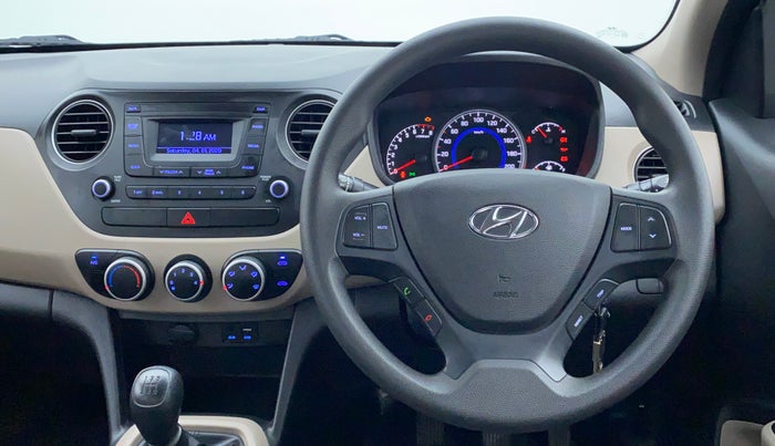 2018 Hyundai Grand i10 MAGNA 1.2 KAPPA VTVT, Petrol, Manual, 13,679 km, Steering Wheel Close Up