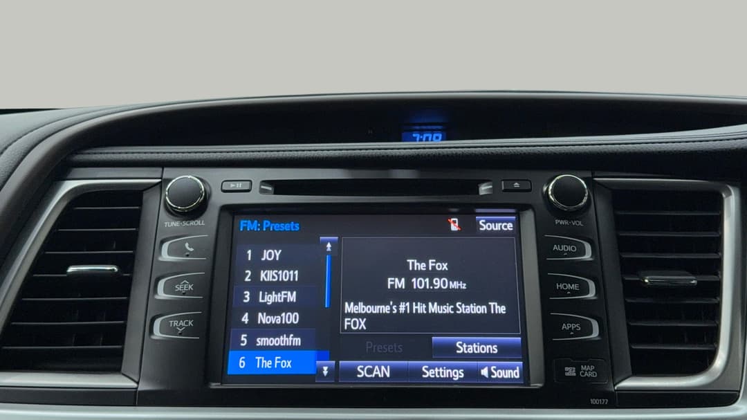 2018 Toyota Kluger Gxl (4x2), Automatic, 71403 km, Infotainment System
