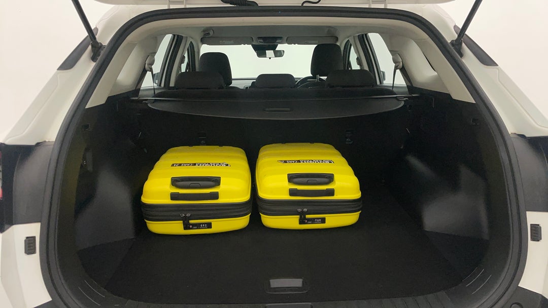 Boot Inside View with Luggage