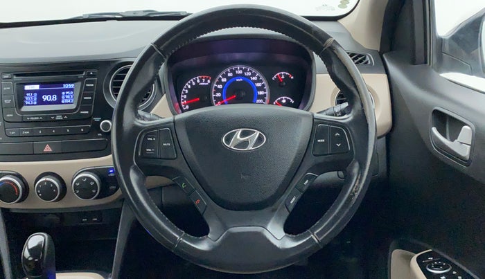 2014 Hyundai Grand i10 ASTA AT 1.2 KAPPA VTVT, Petrol, Automatic, 33,131 km, Steering Wheel Close Up