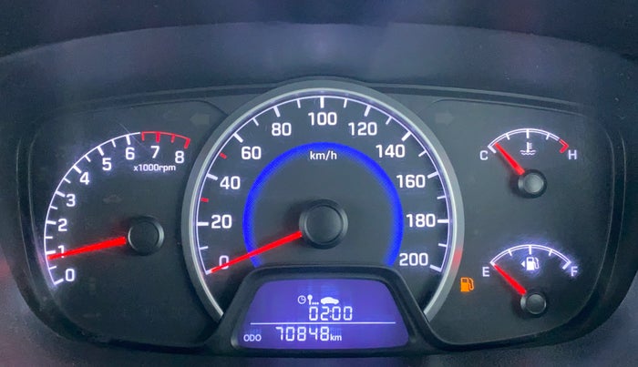 2017 Hyundai Grand i10 SPORTZ 1.2 KAPPA VTVT, Petrol, Manual, 70,951 km, Odometer Image
