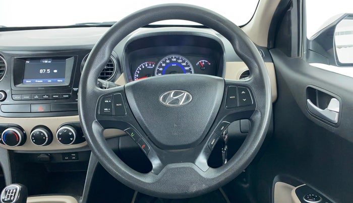 2017 Hyundai Grand i10 SPORTZ 1.2 KAPPA VTVT, Petrol, Manual, 70,951 km, Steering Wheel Close Up