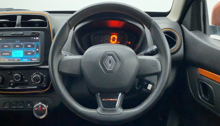 2017 Renault Kwid CLIMBER 1.0 AMT, Petrol, Automatic, 33,423 km, Steering Wheel Close Up