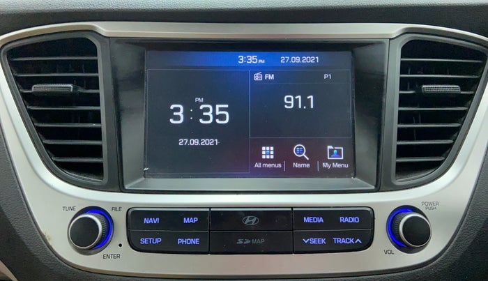 2018 Hyundai Verna 1.6 CRDI SX + AT, Diesel, Automatic, 83,679 km, Infotainment System