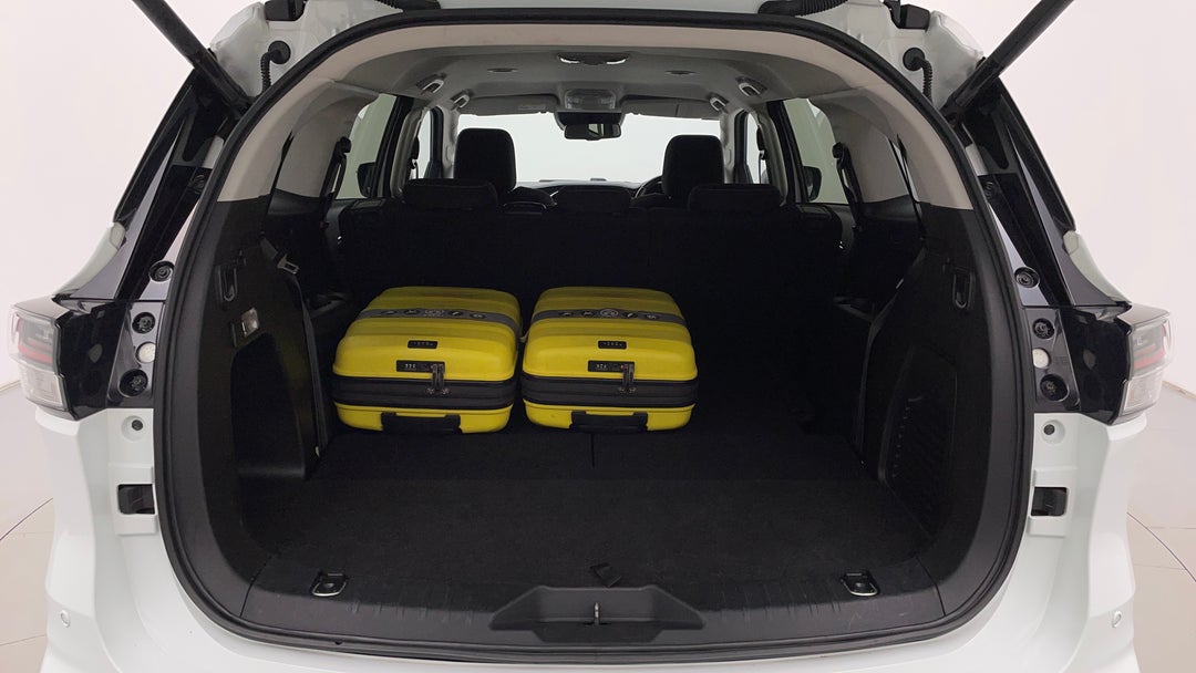 Boot Inside View with Luggage