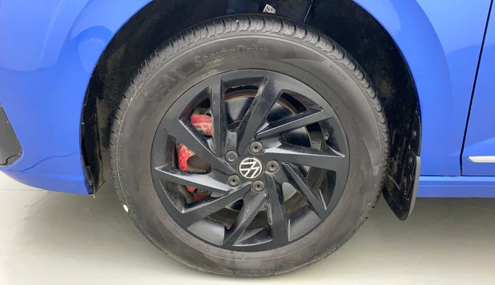 2022 Volkswagen VIRTUS GT PLUS TSI 1.5 EVO DSG, Petrol, Automatic, 11,321 km, Left Front Wheel