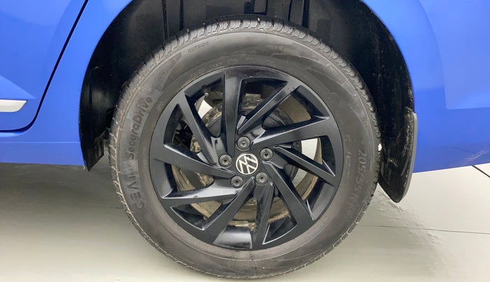 2022 Volkswagen VIRTUS GT PLUS TSI 1.5 EVO DSG, Petrol, Automatic, 11,321 km, Left Rear Wheel